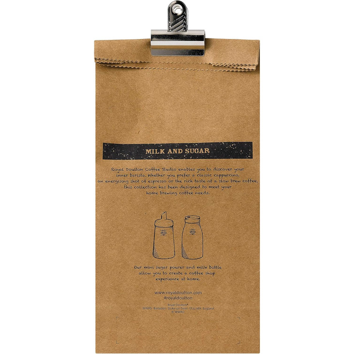 Royal Doulton 40032922 Sugar/Milk Set Coffee Studio, Grey, Porcelain
