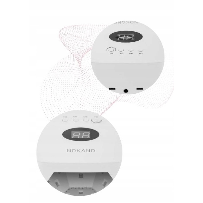UV LED лампа для манікюру NOKANO S50 48W з датчиком руху та таймером