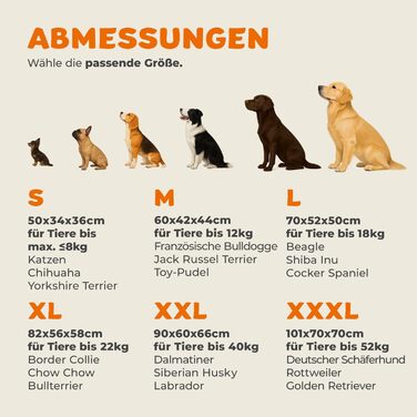 Складана переносна переносна коробка для собак L 70x52x50cm, Navy Blue (36x34x50cm)