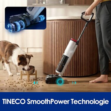 Вертикальний миючий пилосос Tineco Floor ONE S7 Stretch Turbo з функцією FlashDry та DualBlock
