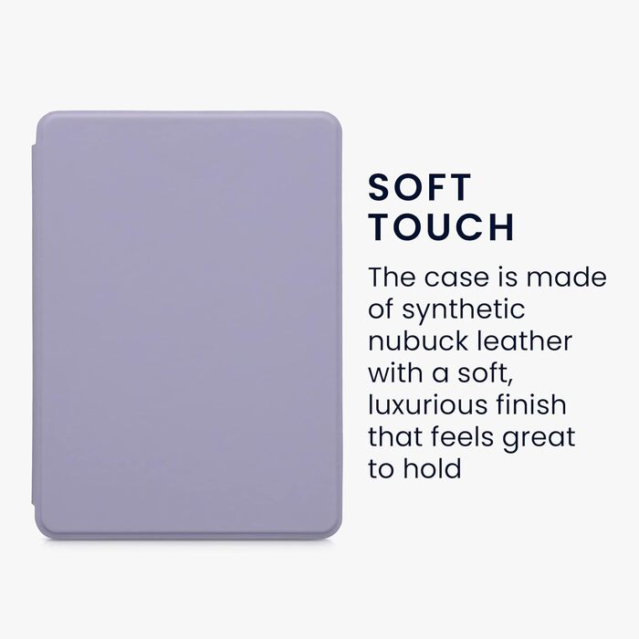 Чохол kwmobile для Amazon Kindle Paperwhite 11-го покоління (2021) - з штучної шкіри, захисний чохол для електронного читача, колір лавандовий