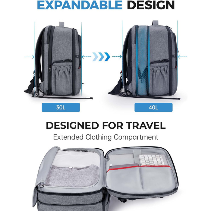 Bagsmart Рюкзак для фотоапарата та ноутбука 15.6