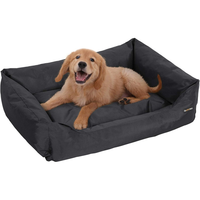 Feandrea Luxus Dog Bed, XL, Dog Cushion, made of Oxford fabric, with a non-slip bottom, 100 x 70 cm PGW28H