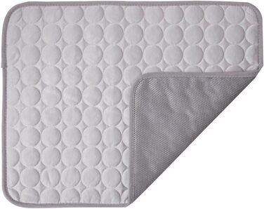 Килимок охолоджуючий для собак 150x100 см, самоохолоджуючий, для собак та котів, миючий, сірий (M)