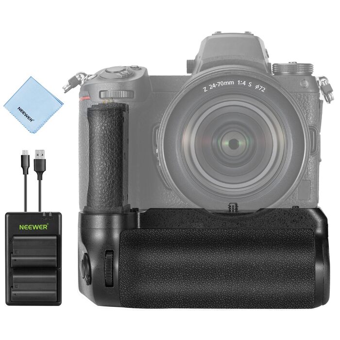 Акумуляторний руків'я Neewer MB-N11 для Nikon Z6 II та Z7 II з 2 акумуляторами EN-EL15c 2400mAh та USB-зарядним пристроєм