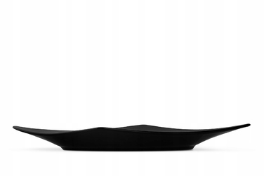 Обідній сервіз Konsimo чорний, квадратний, 18 предметів на 6 осіб