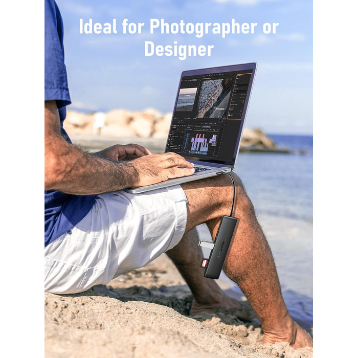 Lemorele Док-станція 12-в-1 з USB-C, 10Gbps, Dual 4K HDMI, VGA, USB 3.1/2.0, 100W PD, SD/TF, Audio для Windows, MacBook, Dell