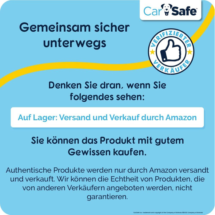 CarSafe: Автомобільний шлейка для собак, безпечний та комфортний (розмір L, Blue)