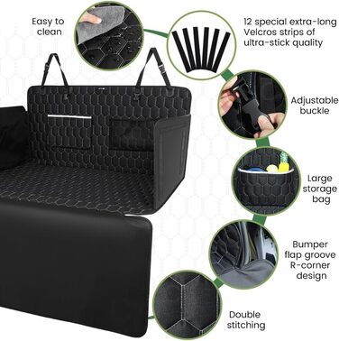 Захист для багажника авто: вологостійкий килимок для собак, 195x103 см