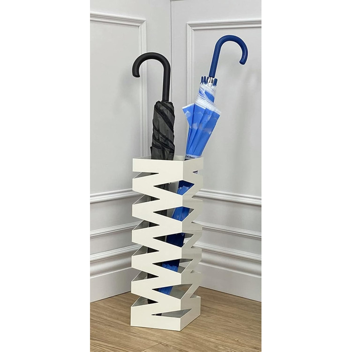 Стійка для парасольки Mango Steam Quadratisch, чорна (білий принт)