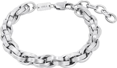 Браслет на руку s.Oliver для чоловіків, нержавіюча сталь, подарункова коробка, масивне срібло