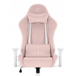 Ігрове офісне крісло Hell's Chair HC-2000 Pink, обертове, тканина
