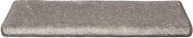 Casa Pura Non-Slip Stair Treads - 15 Piece Set | Soft Plush Carpet for Stairs | Self-Adhesive, 65 x 23.5 x 1.3 cm