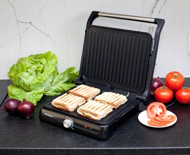 Електричний гриль Berlinger MAX-2400-W 2400 Вт, розкладний на 180°