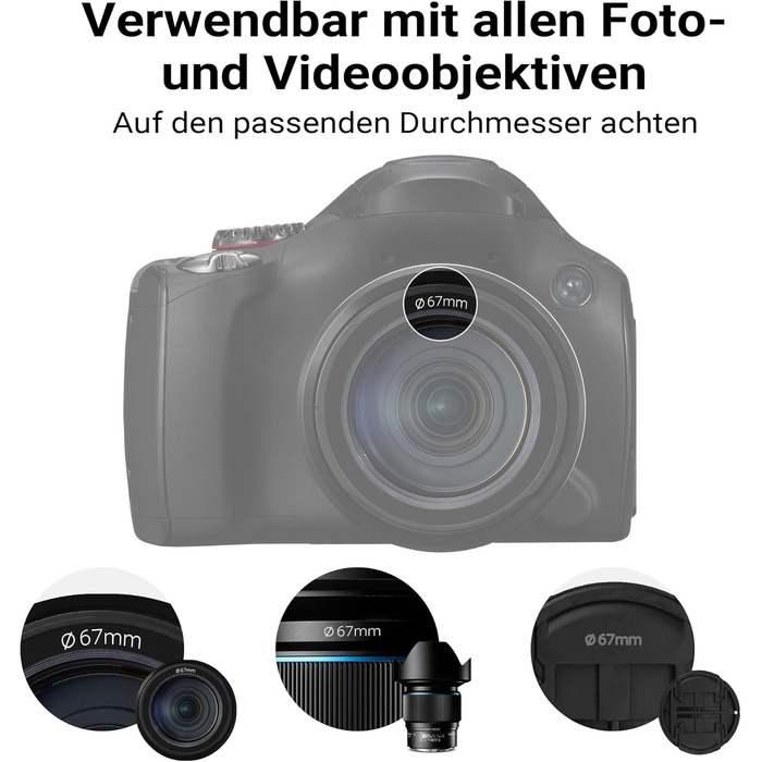 Поляризаційний фільтр Walimex Pro Zirkular Slim (67 мм) з захисним чохлом, Super DMC Slim