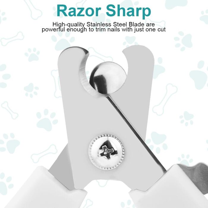 Електричний точило для собачих кігтів Aomig Krallenschleifer 6 шт. з LED-дисплеєм та 2 швидкостями. Підходить для собак та котів. Чорний та білий (A) / Синій та білий (B).