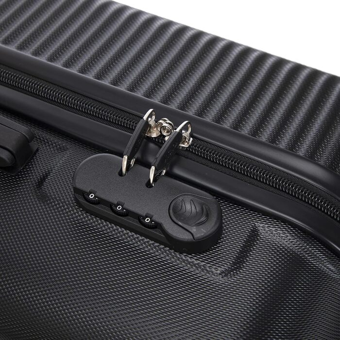 Набір валіз-ролерів (3 шт.): M, L, XL, білий слонова кістка. Сучасний набір валіз з жорсткою оболонкою, 4 колеса, захисне замкове механізм, зручна ручка.