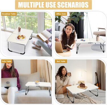 Складаний столик-трансформер для дому та відпочинку (білий)