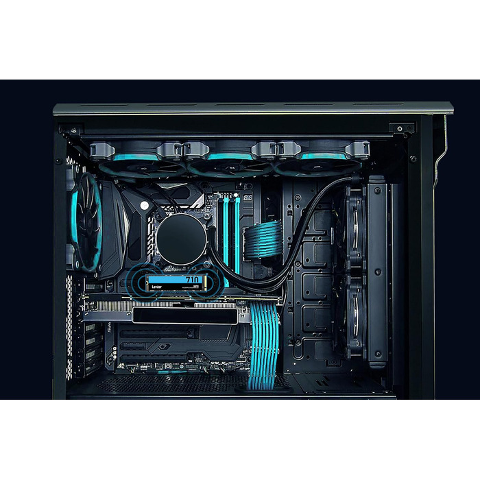 Lexar NM710 2TB SSD M.2 PCIe Gen3 x4 NVMe - Внутрішній SSD для ПК та геймерів