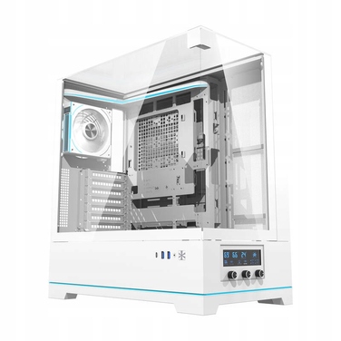 Корпус для ПК darkFlash DY450 Pro White Big Tower ATX, з aRGB вентиляторами