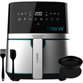 Фритюрниця Cecotec Cecofry Full Inox 5500 Pro 5.5 л, 1700 Вт, без масла, PerfectCook, з аксесуарами
