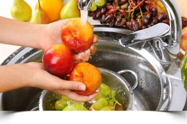 Ніж сито для макаронів Menax - нержавіюча сталь, кухонне сито, 18/24 см