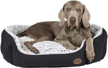 Ліжко для домашніх тварин Nobby Komfort Bett Oval Cacho, темно-сірий, 55 x 50 x 21 см