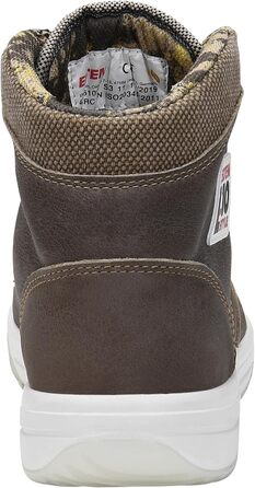 Робочі черевики ELTEN EMOTION ESD S3 для чоловіків, шкіряні, з металевим носком, легкі, спортивного стилю, коричневі, розмір 45