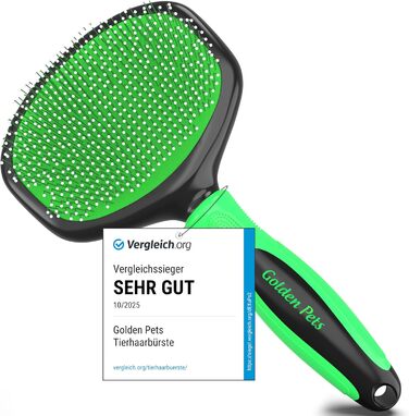 Щітка для котів та собак TESTURTEIL SEHR GUT з захисними нопочками, розмір M/L, покращена версія