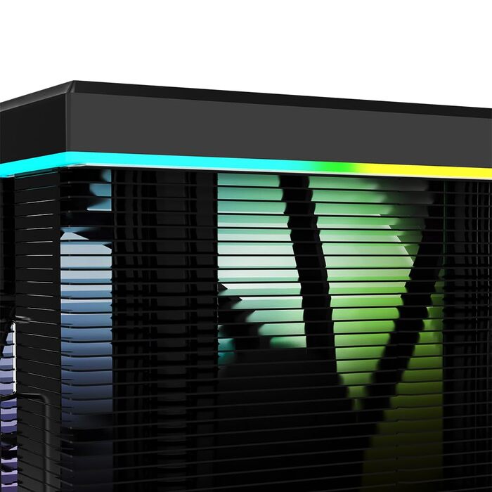 Система водяного охолодження CPU TZMRIT KF420 DGT ARGB з дисплеєм температури, сумісна з Intel LGA 1700/1200/115X/1851/1366/2011 та AMD AM4/AM5 (чорний) KF420BK