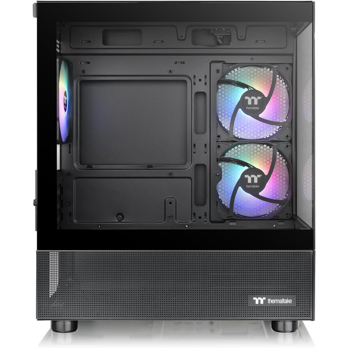 Корпус Thermaltake View 170 TG ARGB Micro-Tower – скло, 3 вентилятори ARGB, підтримка 240/280мм радіатора, чорний