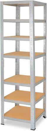Shelfplaza® Heavy-Duty Shelving Unit - 200x100x40cm