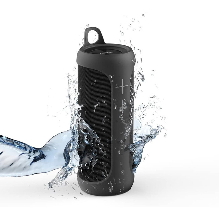 Hama Twin: Набір 2 Bluetooth колонок 30W, водонепроникні (IP67), чорні. Портативні, плавучі, до 10 годин роботи. True Wireless Stereo.