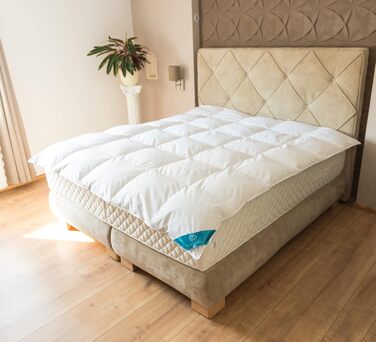 Down Comforter Winter Blanket Extra Warm Down Blanket Down Quilted Blanket Goose Down 100% Natural, Öko-Tex Certified - 135x200 1600gr. 135x200 1600.0 grams
