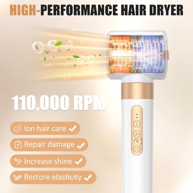 Професійний аірстайлер 7-в-1 з іонізацією: фен, плойка, випрямляч для волосся. Набір для створення об'єму, локонів та випрямлення всіх типів волосся