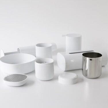 Alessi PL11 W Birillo контейнер для ванної кімнати, білий пластик