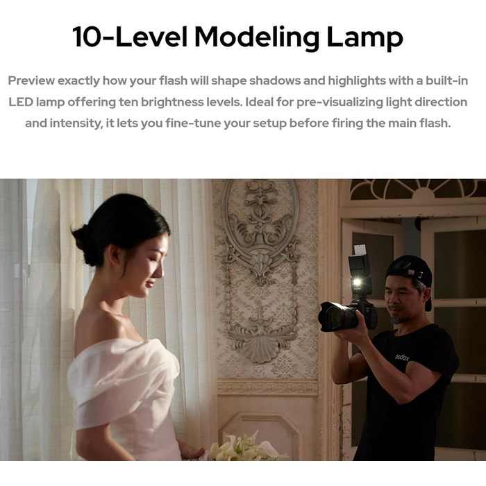 Спалах Godox V480 O TTL для Olympus та Panasonic: LED-лампа, X Wireless, GN50, HSS 1/8000s, Touchscreen