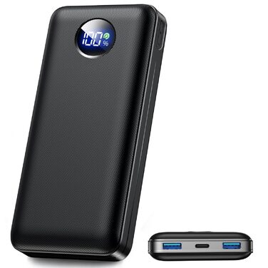 Power Bank 26800mAh 22.5W PD QC3.0 – Зовнішній акумулятор для iPhone, Samsung, iPad (Carbon)