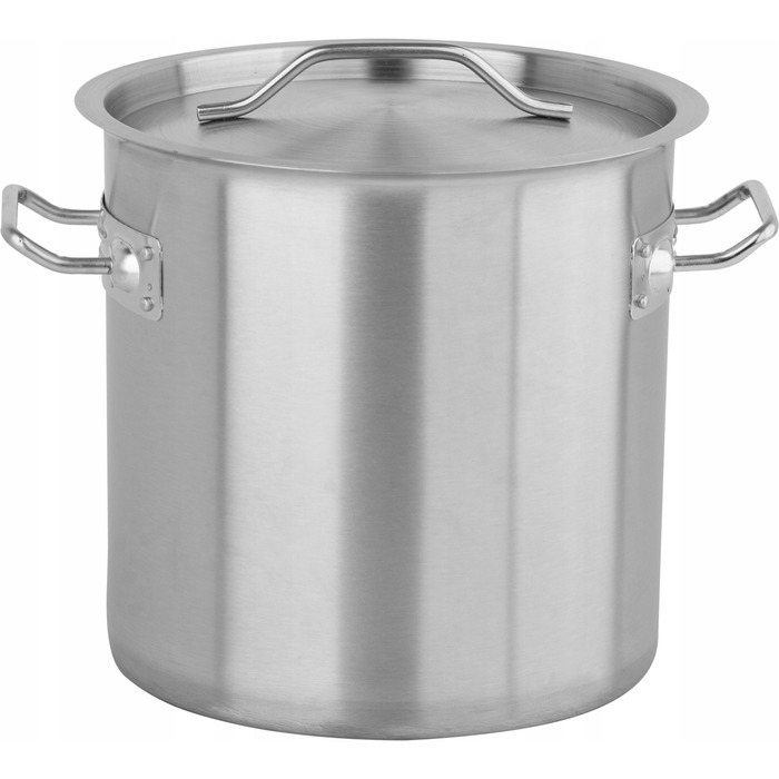 Висока каструля з кришкою 12л 25x25 YATO YG-00012