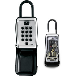Master Lock Key Safe with Push Button - Outdoor Key Lock Box (Hinged)