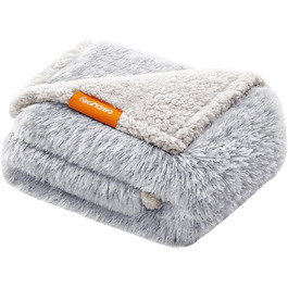 Feandrea Sherpa Dog Blanket - Waterproof, Long Plush, 127x102cm - for Small & Medium Dogs & Cats