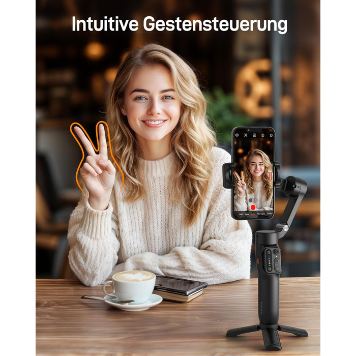Hohem iSteady X3 SE - Стабілізатор для смартфона, 3-осьовий, чорний