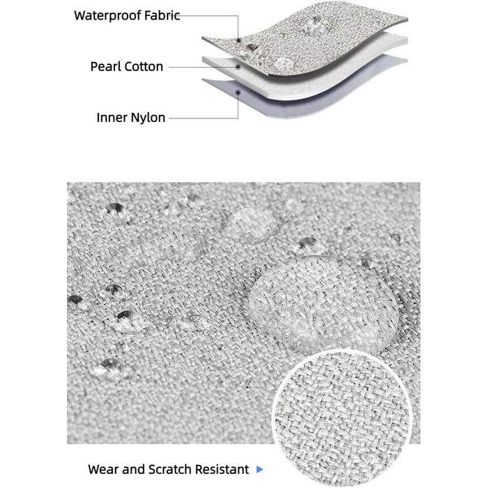 Органайзер для електроніки Arae Elektronik Organizer Tasche Kabel Tech Pouch - міцний чохол для зберігання кабелів та гаджетів з вологозахистом, легкий, для подорожей та повсякденного використання, чорний, великий (L)