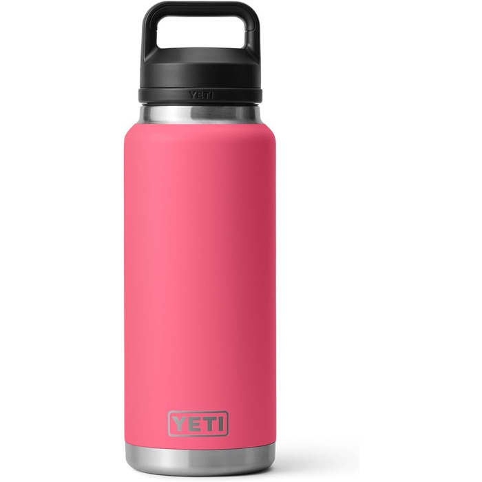 YETI Rambler 36 oz Chug Cap Bottle - Vacuum Insulated Stainless Steel - Tropical Pink