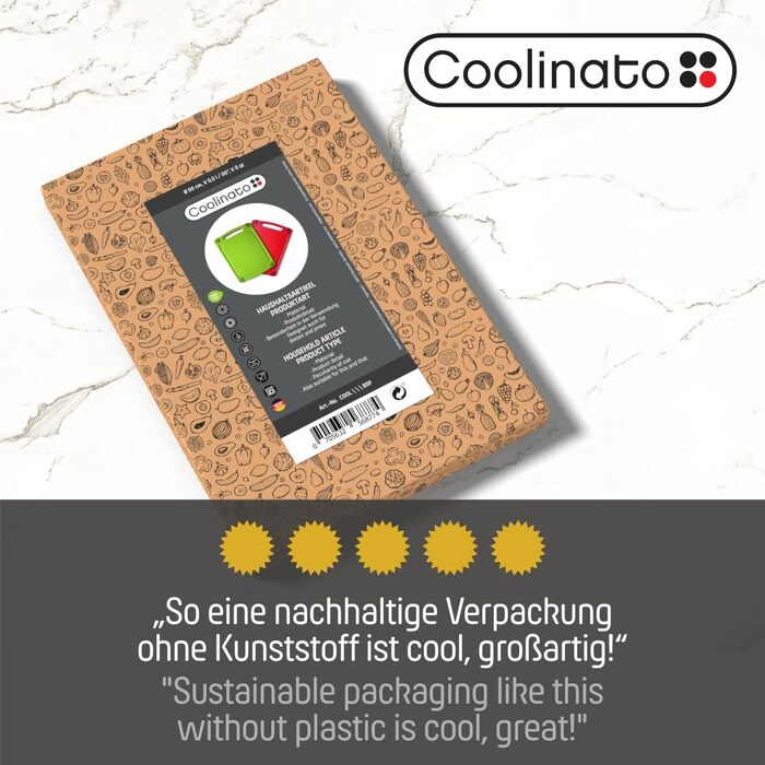 Набір кухонних дощок Coolinato з пластику сірого кольору (3 шт.) S/M/L – антибактеріальні, з жолобом для соку, неслизькі кути та ручки. 3 розміри для гігієнічного розділення. Набори кухонних дощок Coolinato сірого кольору (3 шт.) розмір S, M та L.