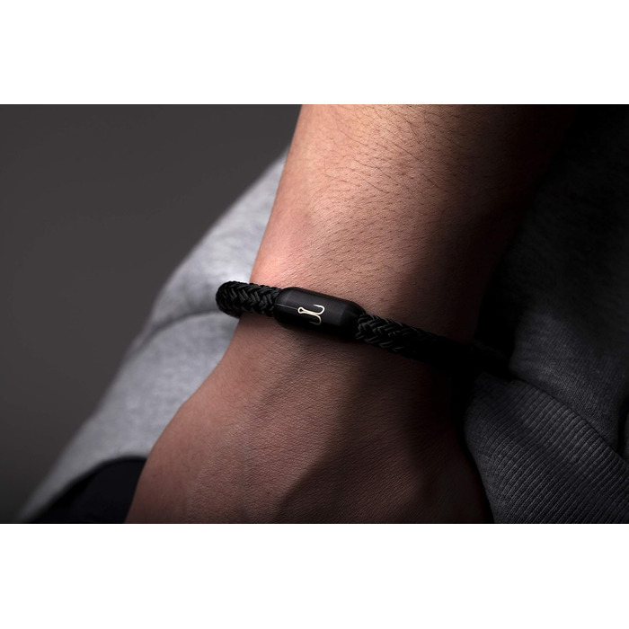 Браслет на руку Fischer Fritze для плавання та віндсерфінгу, чорний, ручної роботи, водонепроникний, 24 см