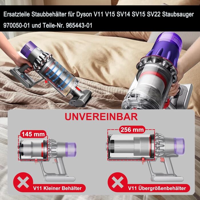 Електрична насадка для миття підлоги Dyson V15, V11, V10, V8, V7 - з баком та 6 змінних серветок