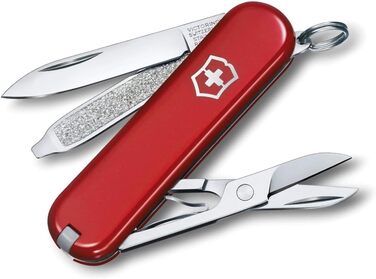 Мультитул Victorinox Classic SD: Швейцарський ніж, 7 функцій, з пилочкою для нігтів