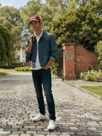 Джинси чоловічі Tommy Jeans Austin Slim Tapered Stretch (30W/30L, Denim Dark) - оригінал