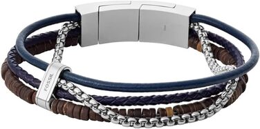 Годинник Fossil Vintage Casual чоловічий шкіряний або сталевий з браслетом (срібло/коричневий)